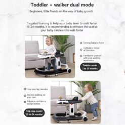 toddler baby walkers dual mode