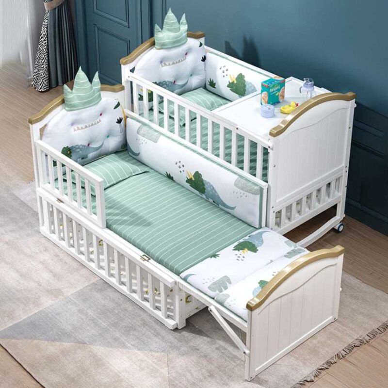 Baby Cot Bed Cradle for Babies - Bassinet Swing - StarAndDaisy