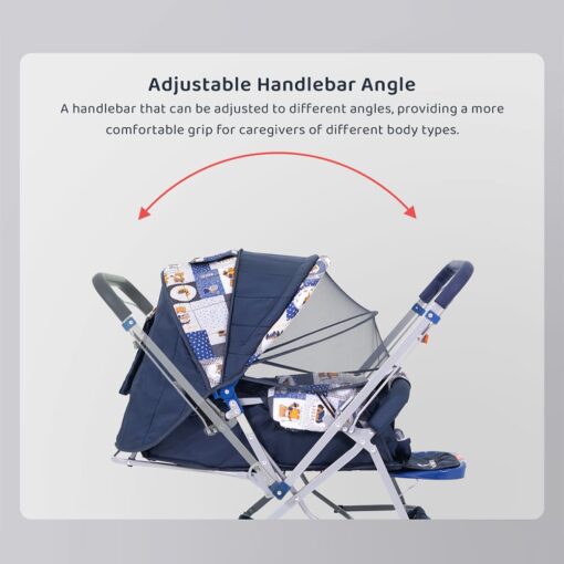 StarAndDaisy Sunrise Baby Stroller and Pram with Extended Mosquito Net