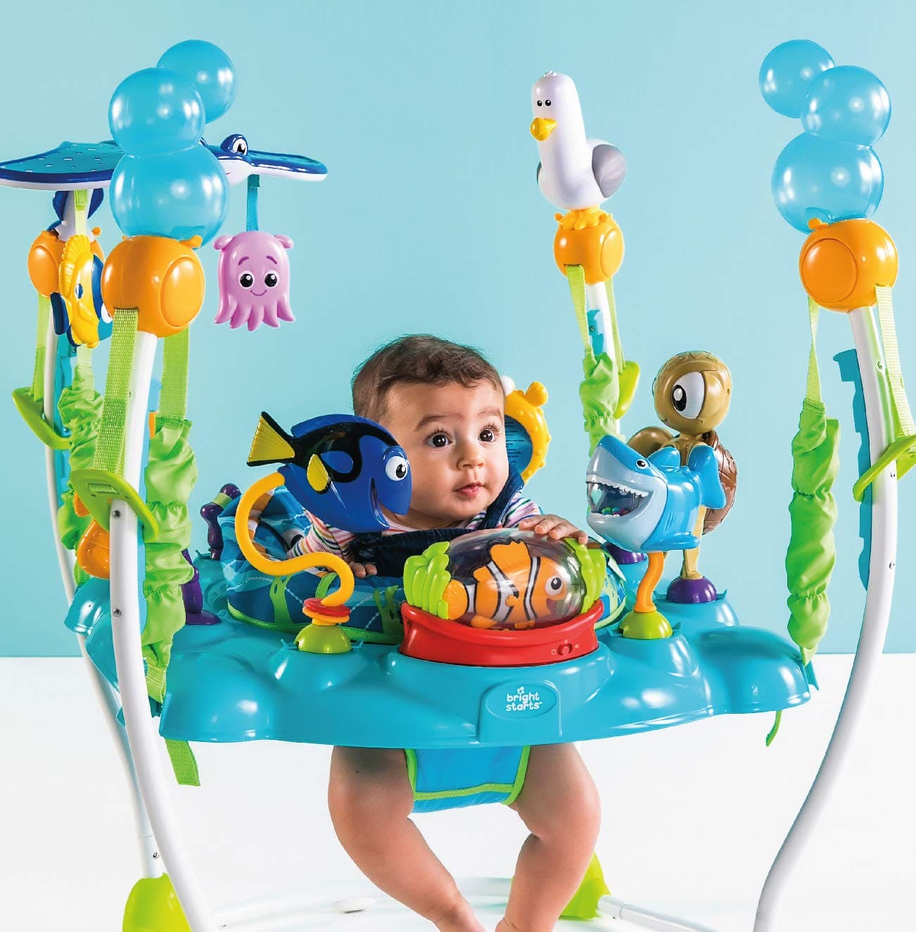 Disney Bright Starts Baby Finding Nemo Sea of Activities Jumper