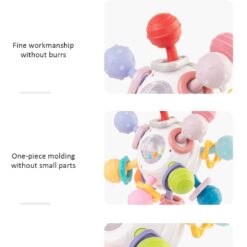 features of Soft toy rattle baby