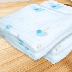 Swaddle Wrap Super Soft 100% Muslin Organic Cotton (Pack of 1 | Size 110cm by 110cm | Animal Pattern)