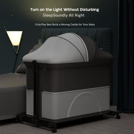 Turn on the light without disturbing the baby in Crib