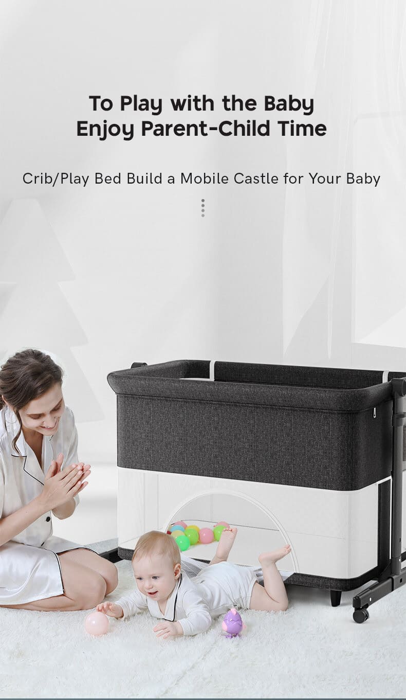 Baby Crib can be converted into the playpen