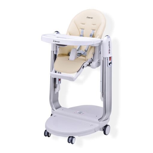 Internationally acclaimed & awarded A Demain High Chair 3 in 1 Multifunctional Baby Highchair by StarAndDaisy (Ivory)