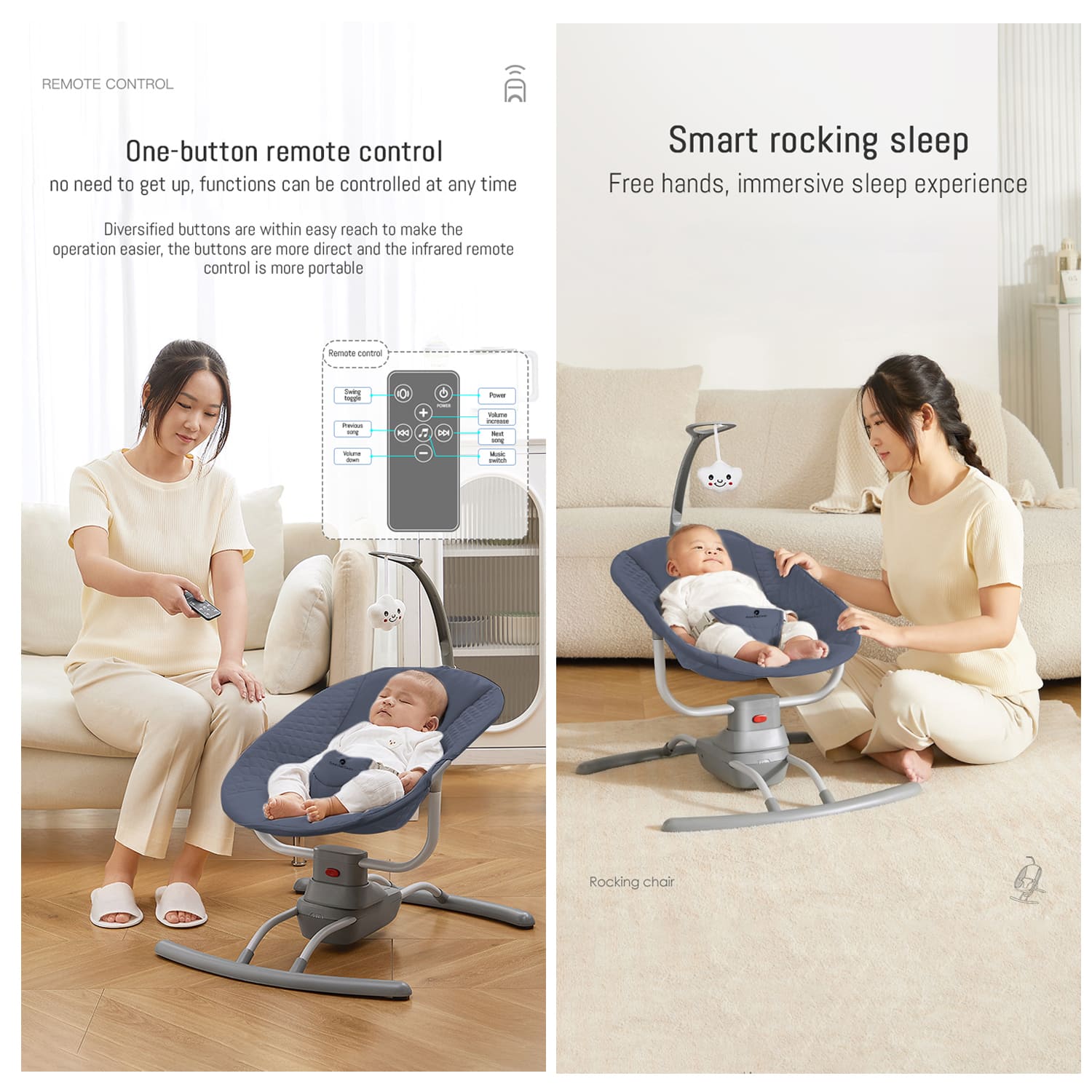 Baby Relaxation Swing cradle