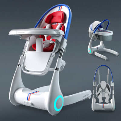 Baby High Chair & Booster Seat - High Chair at StarAndDaisy