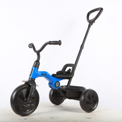 Multifunctional Kids Tricycle in Blue 5-in-1 with Parental Control