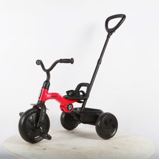Multifunctional Kids Tricycle in red control