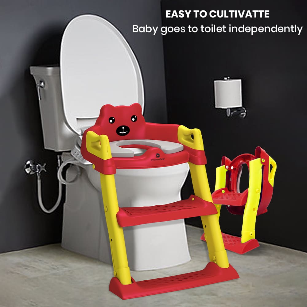 711TEK Toddler's Potty Training Seat with Step Stool India