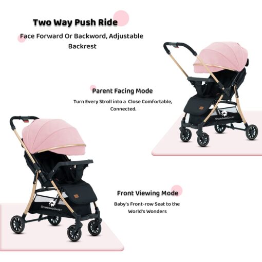Baby Stroller with Reversible Handle - Convenient and versatile stroller for parents on the go.