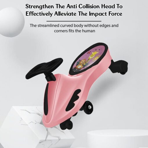 Anti collision head kids swing car