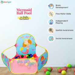 features of Lil Mermaid Sea Theme Ball Pool for Kids