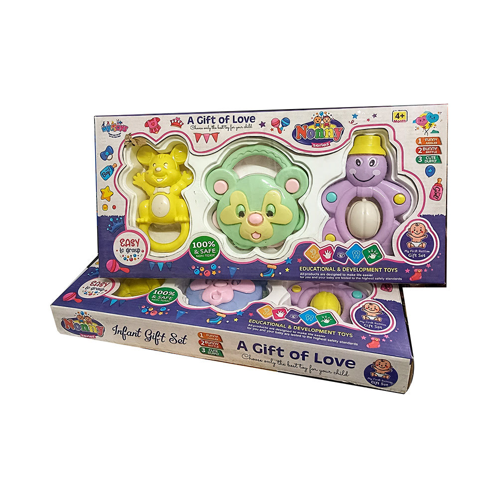 Rattle Toy for Infants - Plastic Rattle Toys for Kids - StarAndDaisy