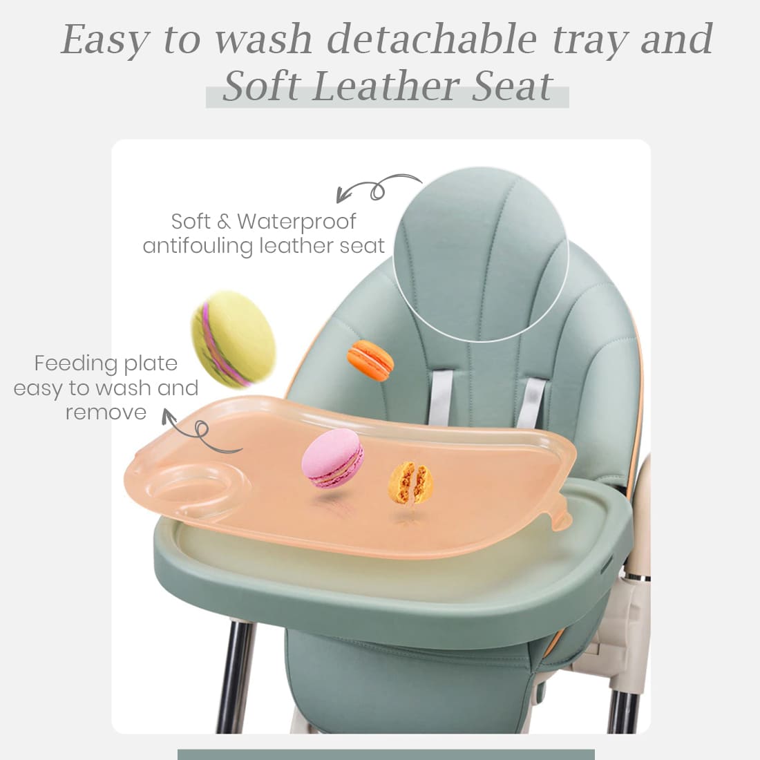 Modern Design Infant Feeding Chair for Kids