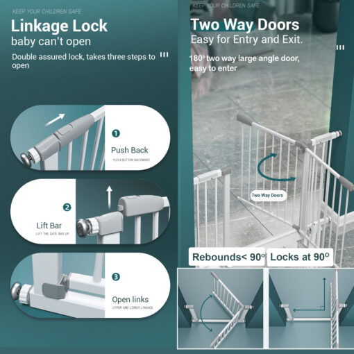 features of baby safety doors