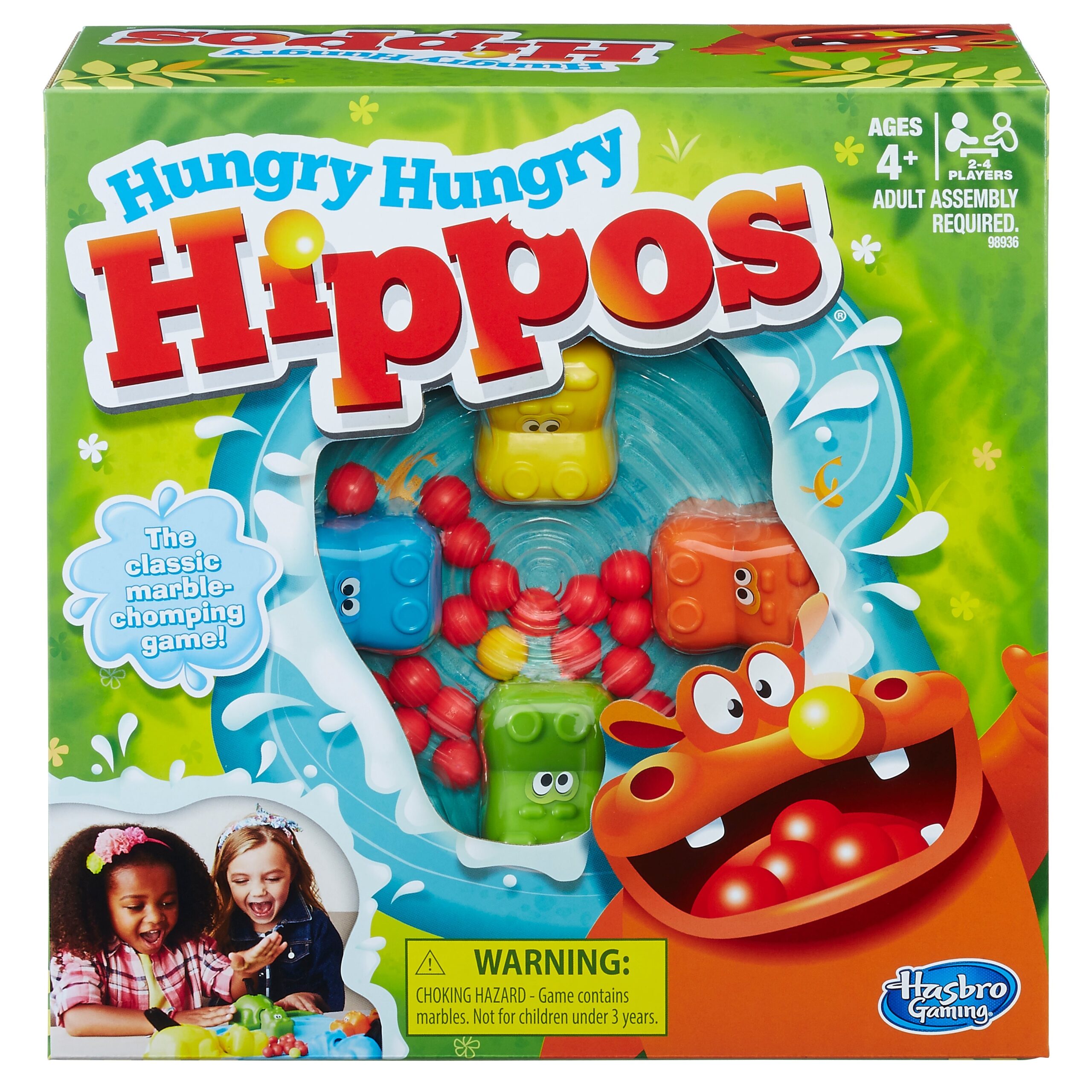 Hasbro Gaming Hungry Hungry Hippos Fun Board Game