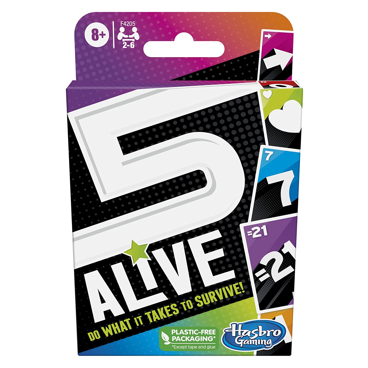 5 Alive Card Game - Hasbro Gaming 5 Alive Card Game - Fast-Paced Kids