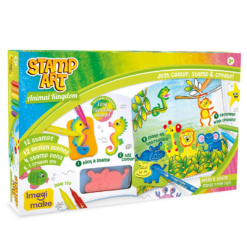 Stamp Art - Animal Kingdom set for Kids - StarAndDaisy