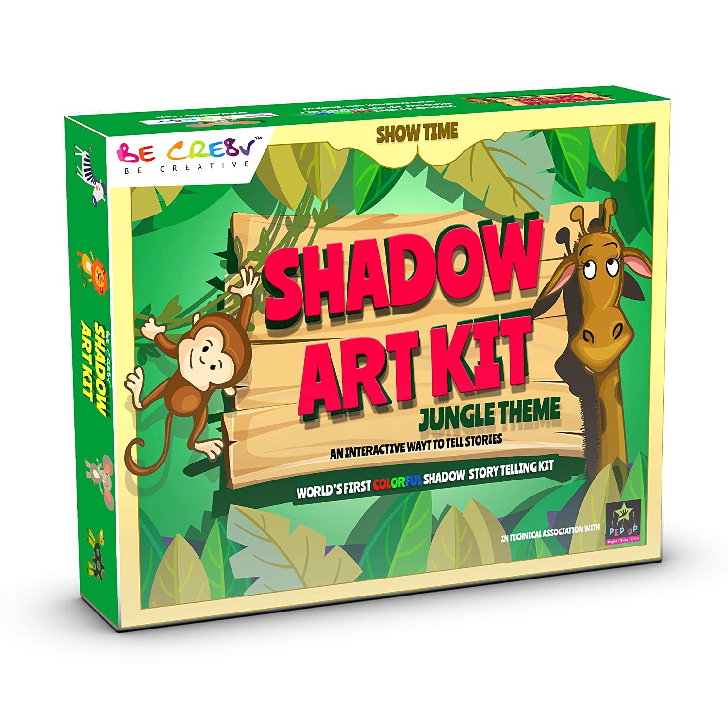 Be Cre8v Jungle Shadow Art - Telling DIY Game Kit - StarAndDaisy