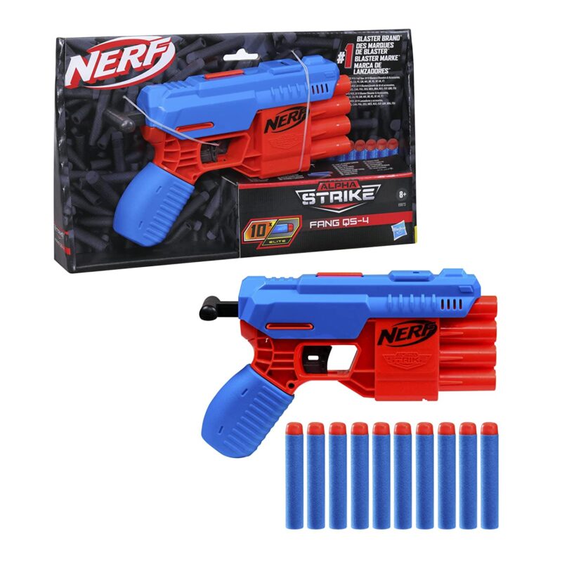 Nerf Alpha Strike Fang Qs 4 Blaster Staranddaisy