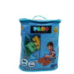 Plex 80 Pcs Building Blocks Bag Pack - Blue