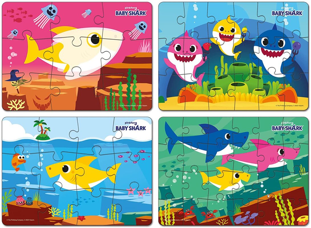 Frank Pinkfong Baby Shark 4 in 1 Puzzle - StarAndDaisy