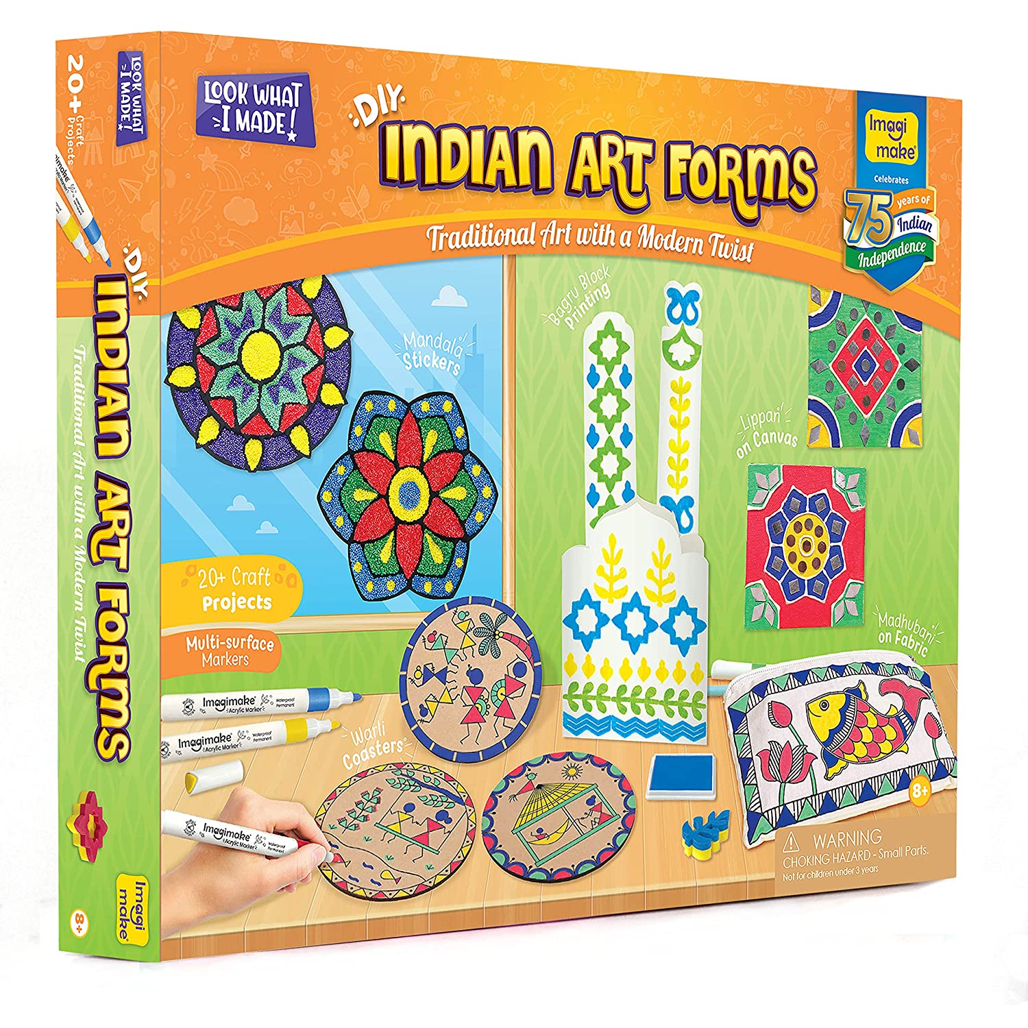 Imagimake Indian Art Forms - DIY Craft Kit For Kids 8 Years+