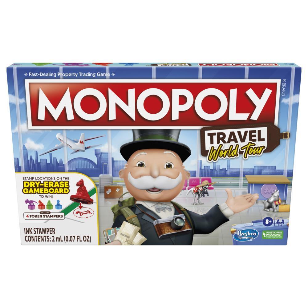 Monopoly Travel World Tour Board Game - Hasbro Monopoly game