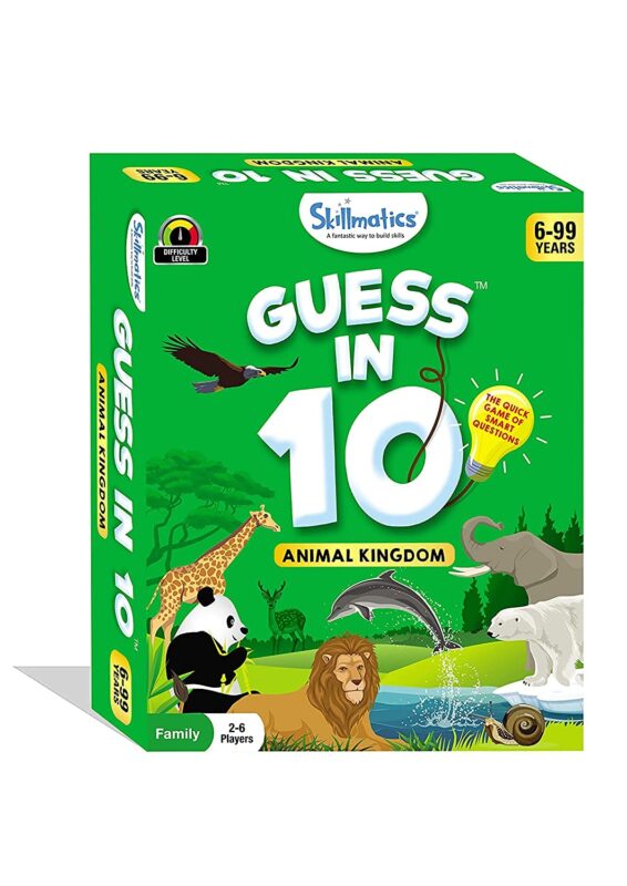 Skillmatics Card Game Guess in 10 Animal Kingdom, StarAndDaisy