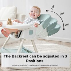 Compact and Travel-Friendly Foldable Baby High Chair