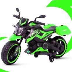 Electric Motor Bike Rechargeable Battery Operated Motorcycle -xtrail- green