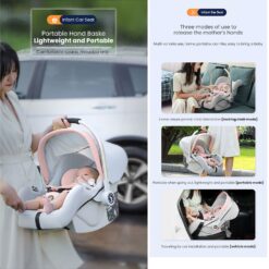 Baby CarryCot cum Baby Car Seat