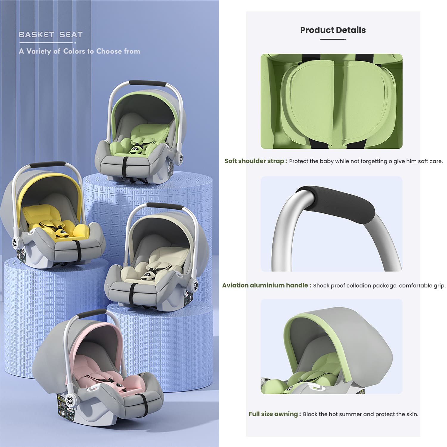 Baby Carry Cot - Convenient and Comfortable Transportation for Your Little One
