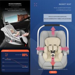 Baby Car Seat cum Carry Cot