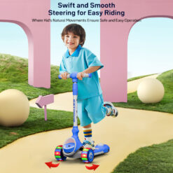 swift and smooth kickon kids scooter