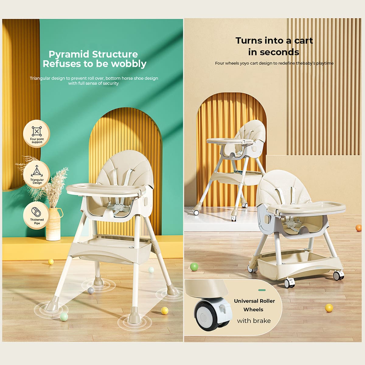 portable highchairs