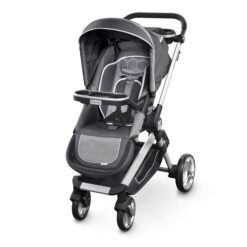 Ingenuity InVenture Pro Multi-Functional Stroller - Versatile, Stylish, and Comfortable Height-Adjustable Handle, Parent Tray with Storage, Lightweight Aluminum Frame