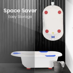 space cover free Foldable baby bathtub features