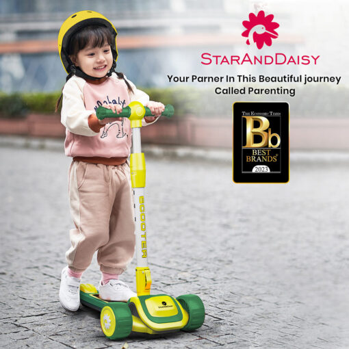kids scooter green with best brand awards