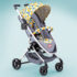 Premium Lightweight Baby Stroller for Travel - Foldable Stroller with Adjustable Backrest & Canopy, 5-Point Safety Belt & 360° Front Wheels - International Series - (Multicolor | LT101)