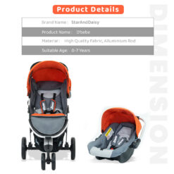 Baby Stroller with Car Seat for 0-5 Years - Safe and Comfortable Travel Solution