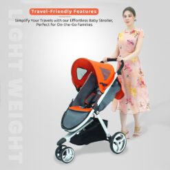 A modern stroller and car seat for babies, designed for comfort and safety.