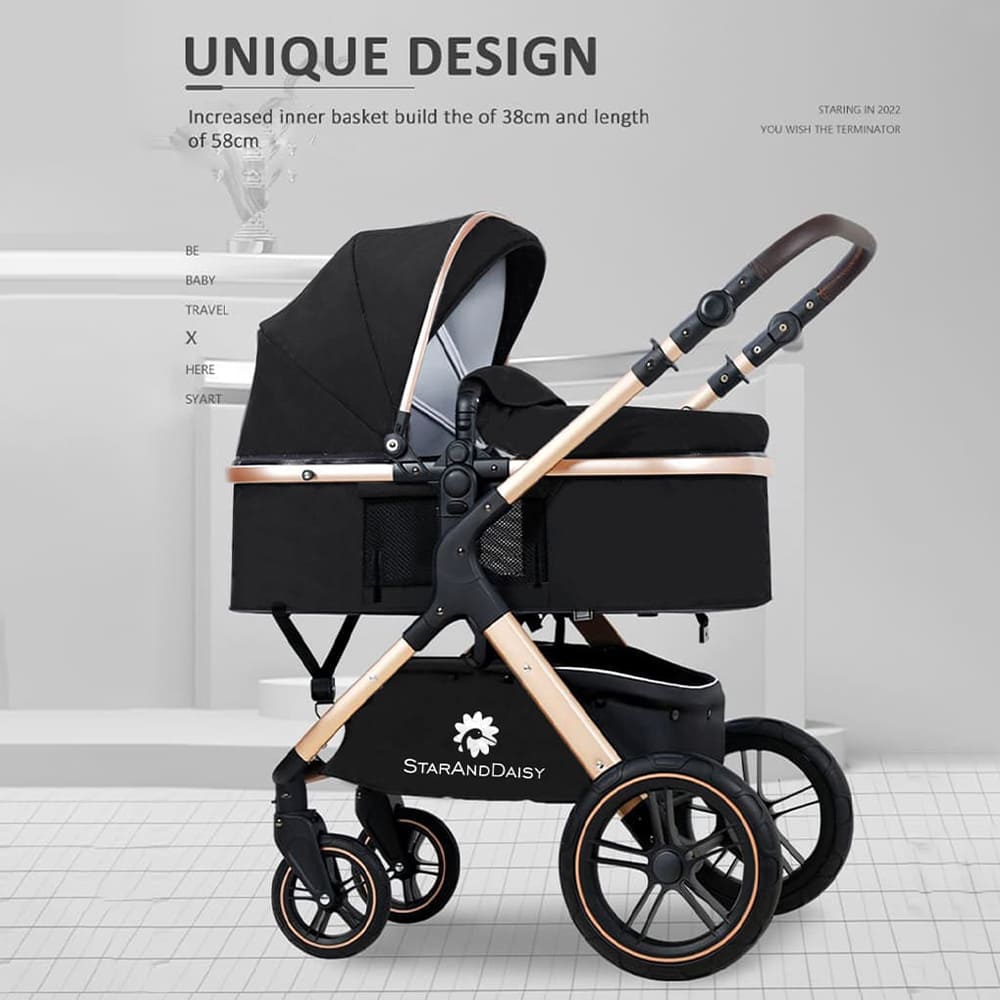 Baby stroller - A comfortable and safe way to transport your little one.