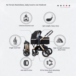Baby pram - A comfortable and safe way for your little one to explore the world.