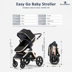 Kids Stroller - A comfortable and safe ride for your little one.