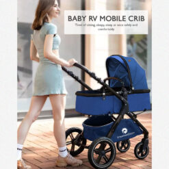 Foldable Baby Trolley - Convenient and Safe Travel for Your Little One