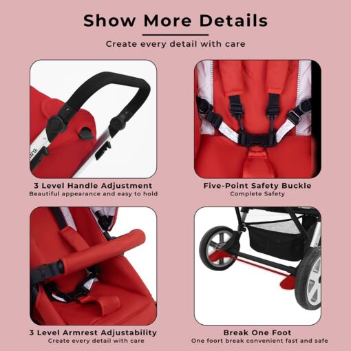 more details about baby stroller dardara model