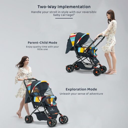 360 degree rotational baby stroller