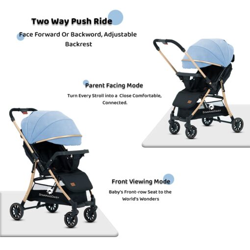 Baby Stroller with Reversible Handle